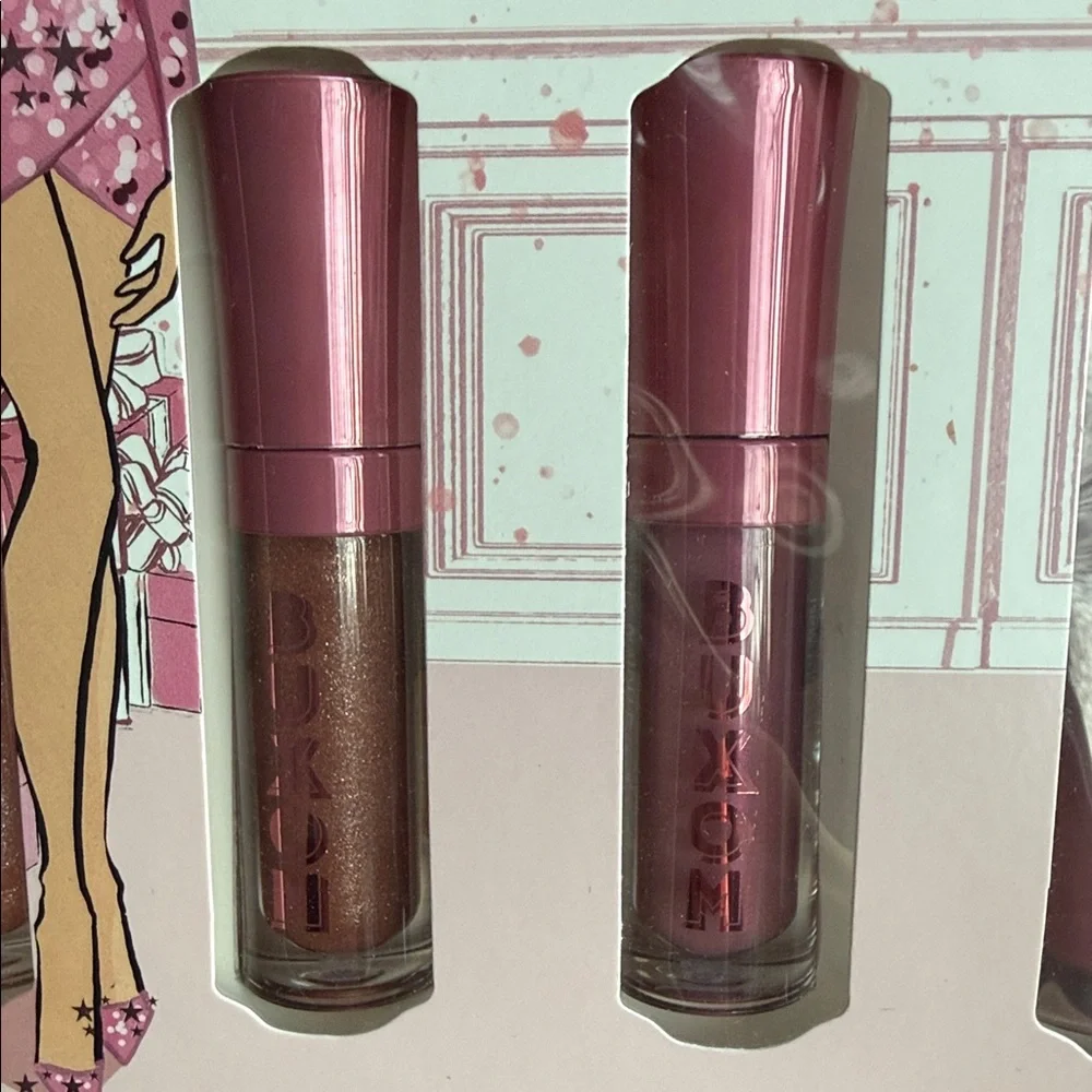 Buxom Babe Celebration Lip Gloss Set - Pink Shades